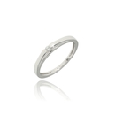 Fehér arany gyűrű 52-es méret - B49135